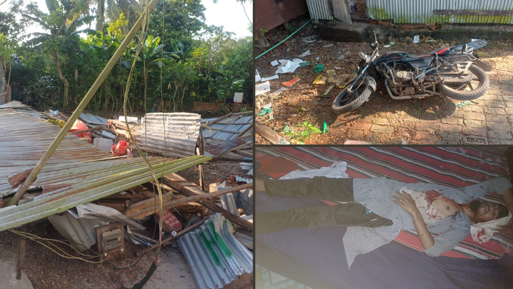 পটুয়াখালীতে বীর মুক্তিযোদ্ধার বাড়িতে হামলা-ভাঙচুরের অভিযোগ, ছেলে গুরুতর আহত